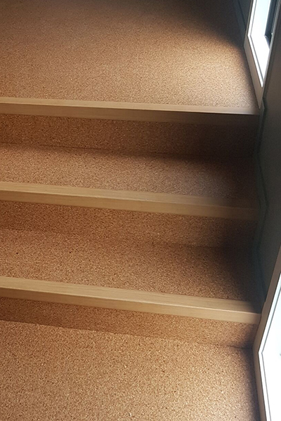 Corkoleum - Cork Roll - Stairs