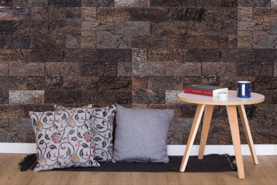 Wall Covering - Brick - Black