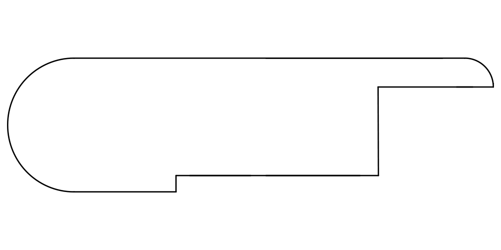 Molding - Overlap Stairnose