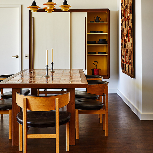 Cork Flooring - Dining Room - Corkoleum Pear