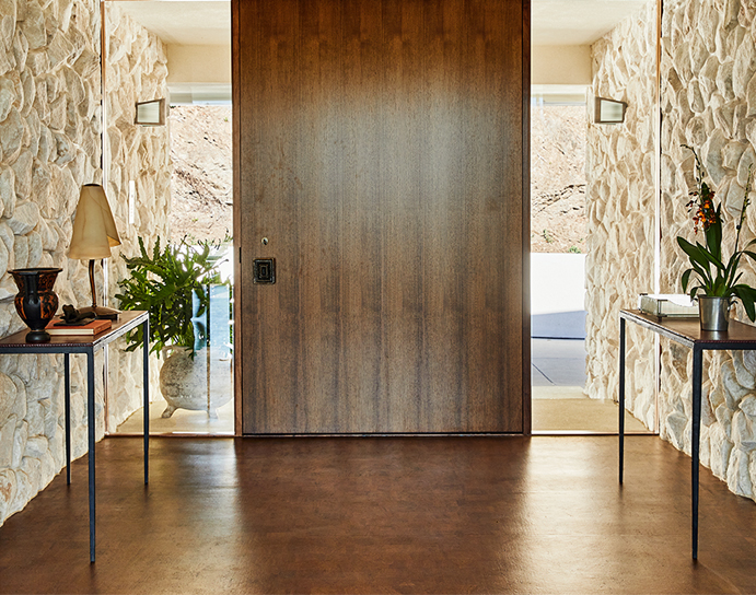 Corkoleum Stained Foyer