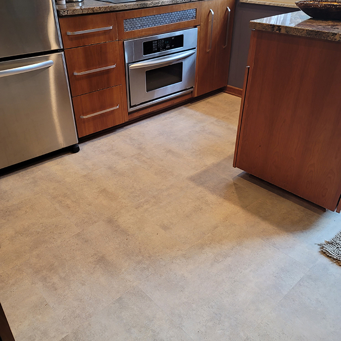 Cork Flooring - Sandstorm - Kitchen