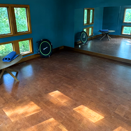 Cork Flooring - Home Gym - Saddle Monte Carlo