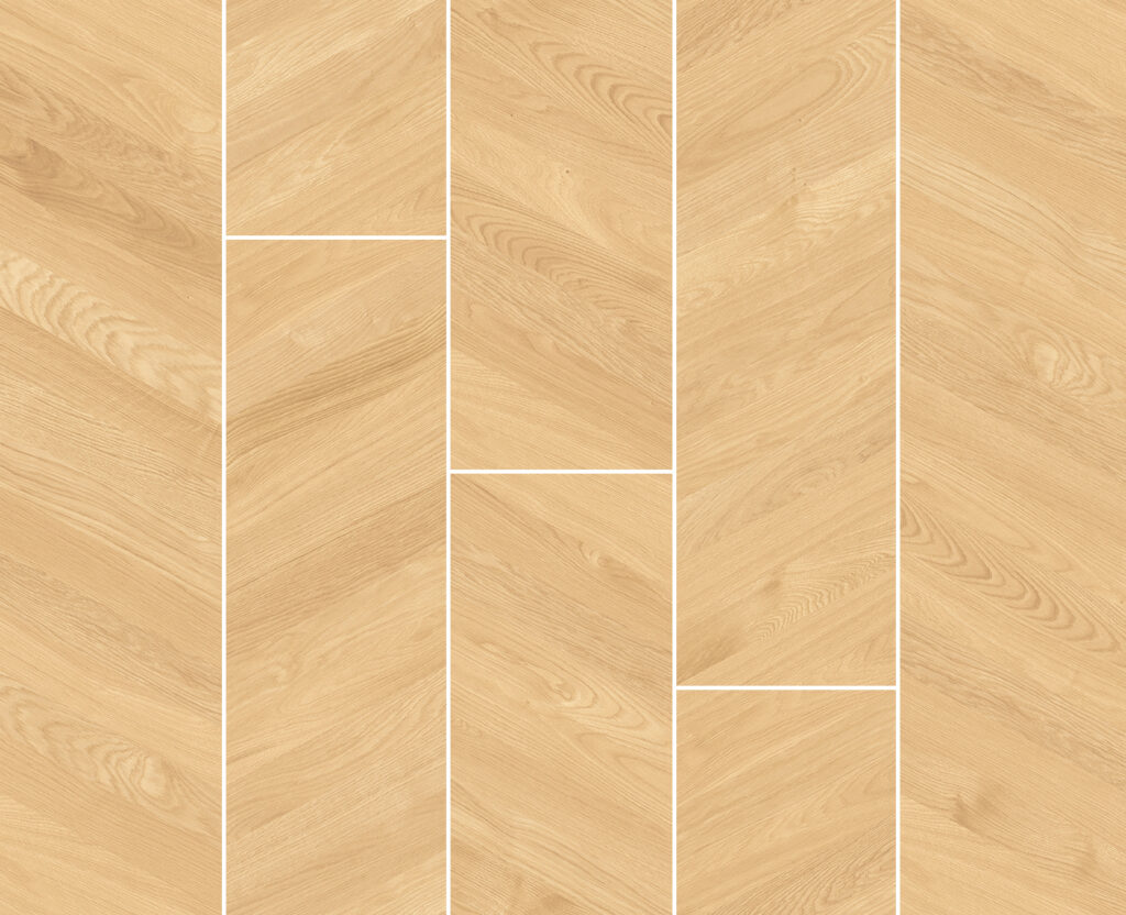 Chevron Pattern Floor - Stepped Layout